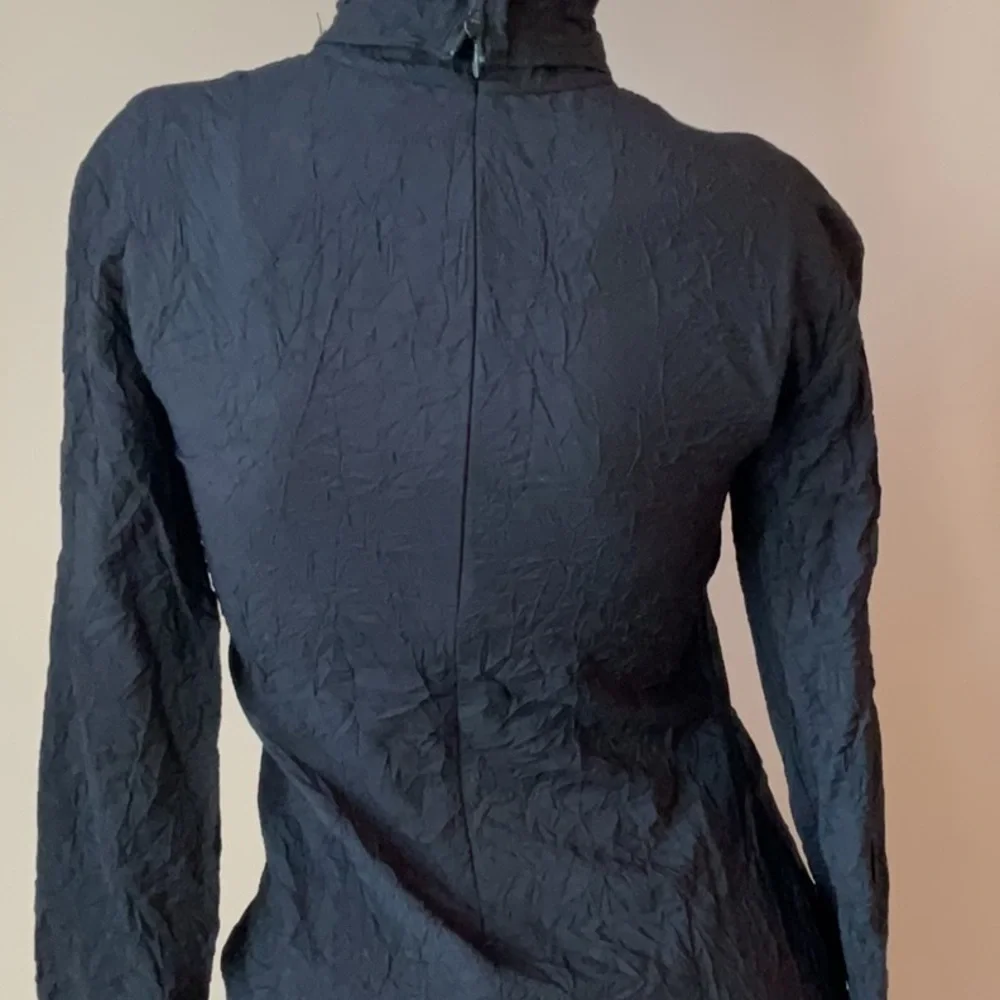 Zara Crinkle Midi High Neck Dress - Picture 11 of 14